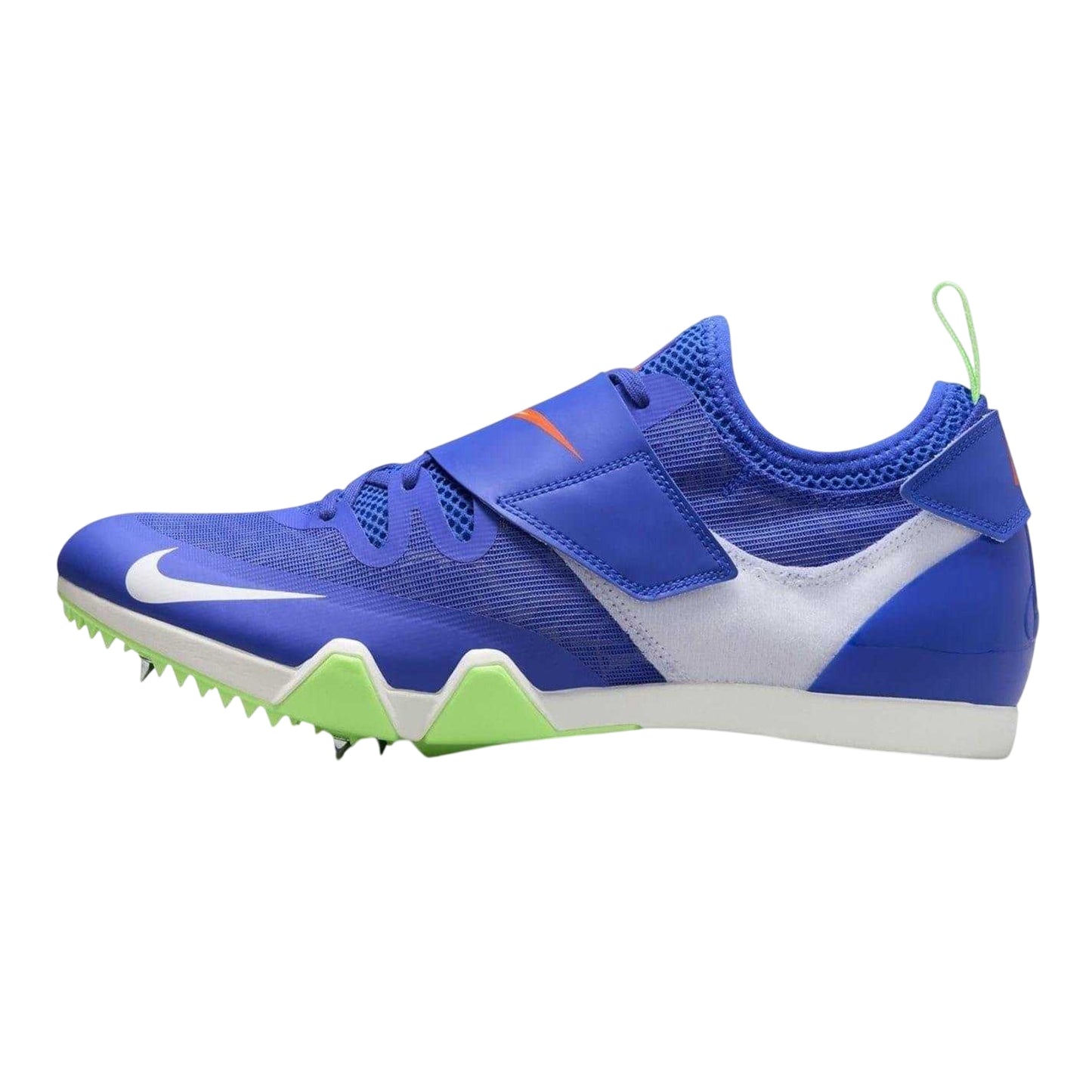 Blue - Back - Nike Mens Pole Vault Elite Track & Field Jumping Athletic Shoe Spikes