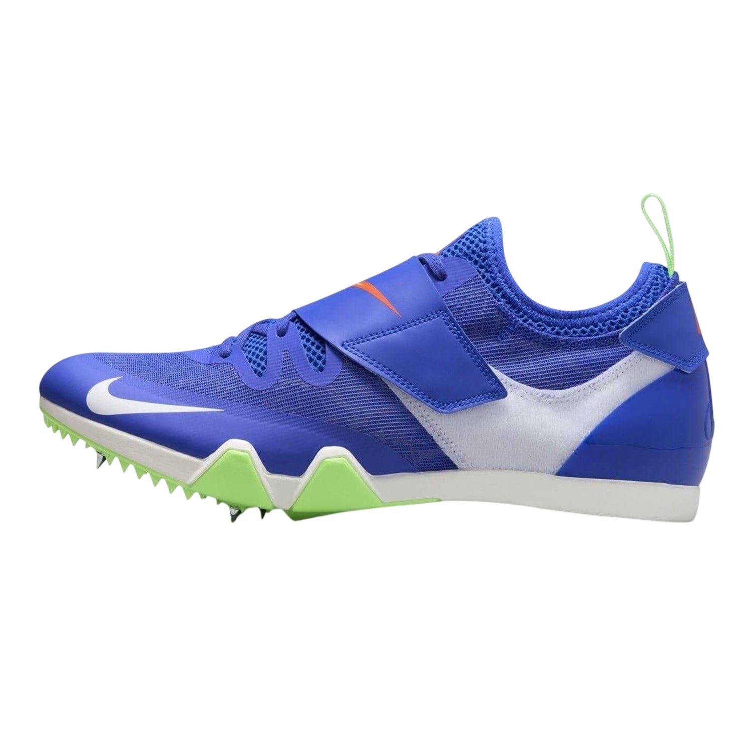 Blue - Back - Nike Mens Pole Vault Elite Track & Field Jumping Athletic Shoe Spikes