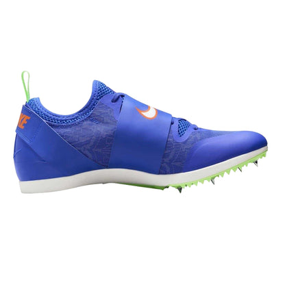 Blue - Front - Nike Mens Pole Vault Elite Track & Field Jumping Athletic Shoe Spikes