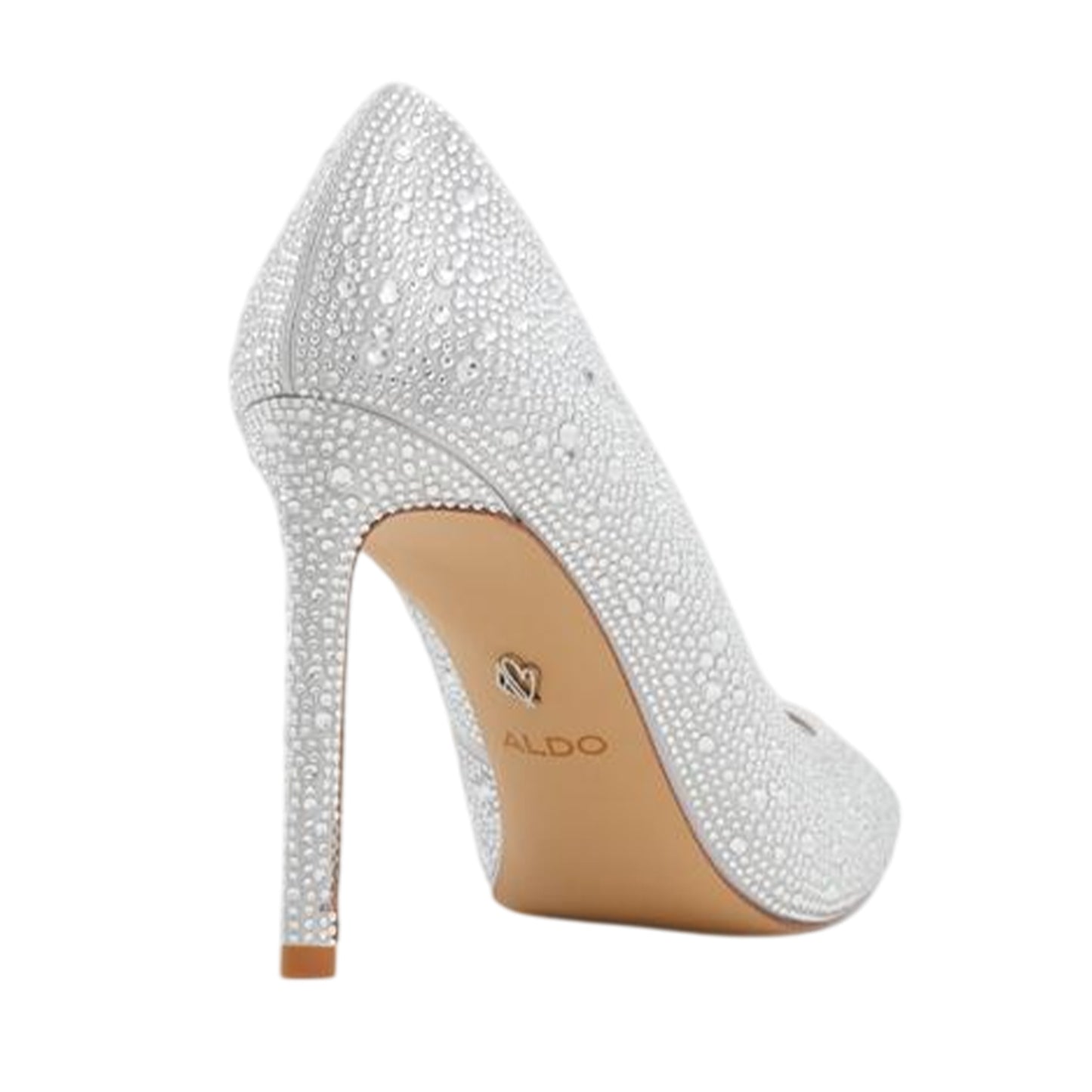 Silver - Back - Aldo Womens-Ladies Stessy2.0 Sparkling Party Court Shoes