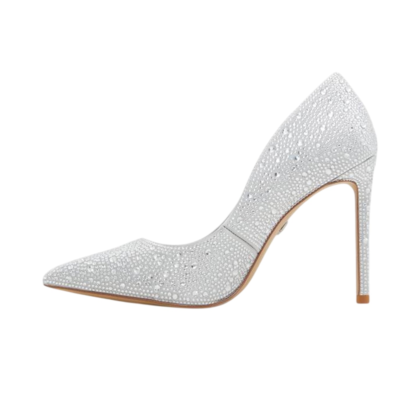 Silver - Side - Aldo Womens-Ladies Stessy2.0 Sparkling Party Court Shoes