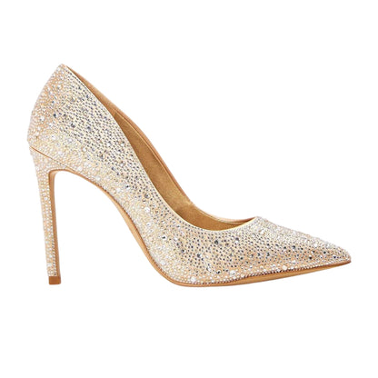 Gold - Front - Aldo Womens-Ladies Stessy2.0 Sparkling Party Court Shoes
