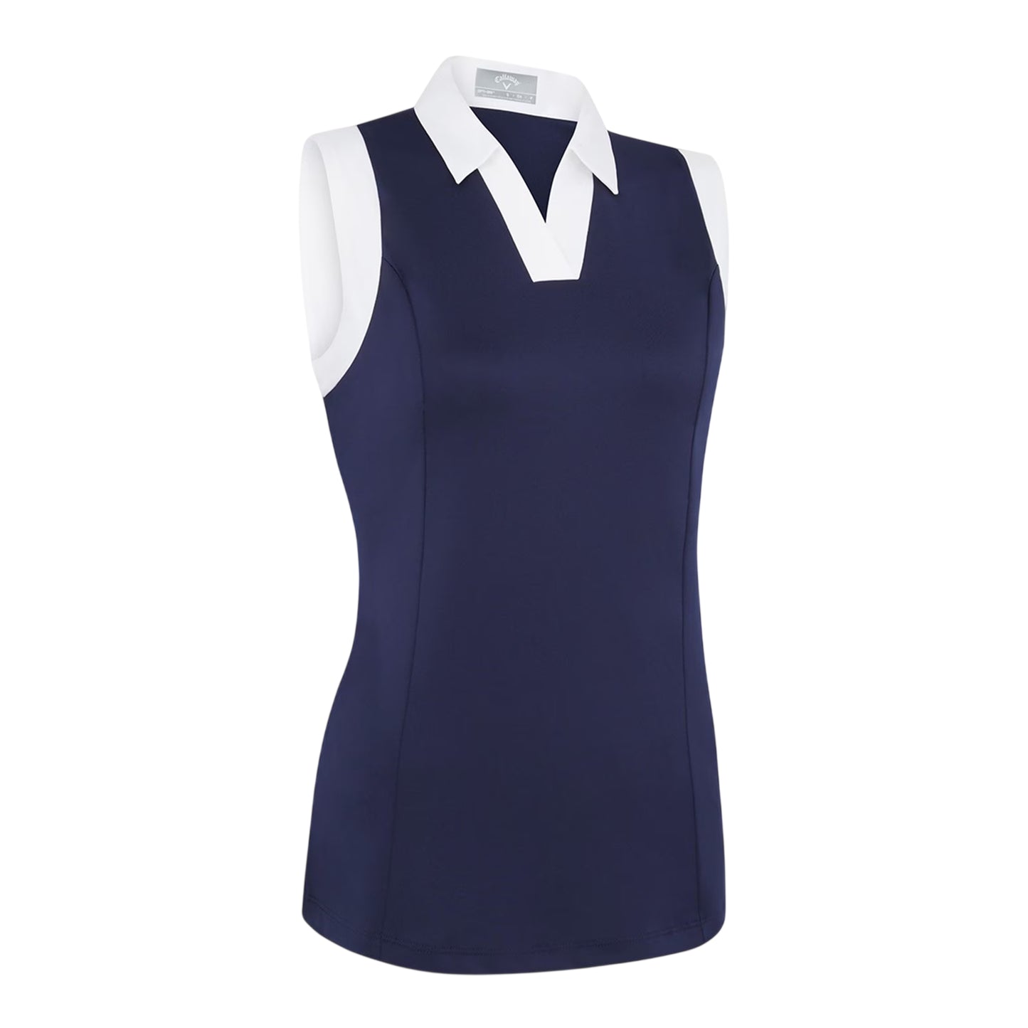 Peacoat - Front - Callaway Womens-Ladies Golf Polo Shirt