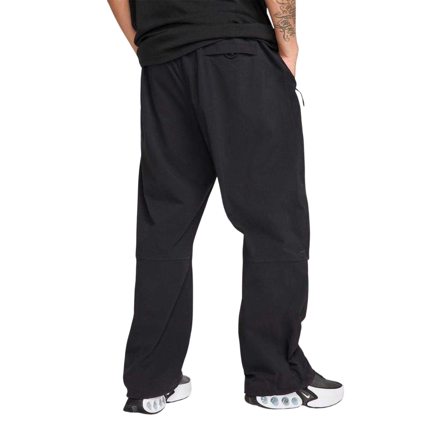 Black - Back - Nike Mens Tech Wide Leg Tracksuit Bottoms