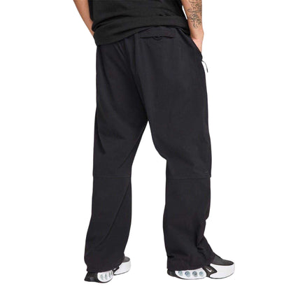 Black - Back - Nike Mens Tech Wide Leg Tracksuit Bottoms