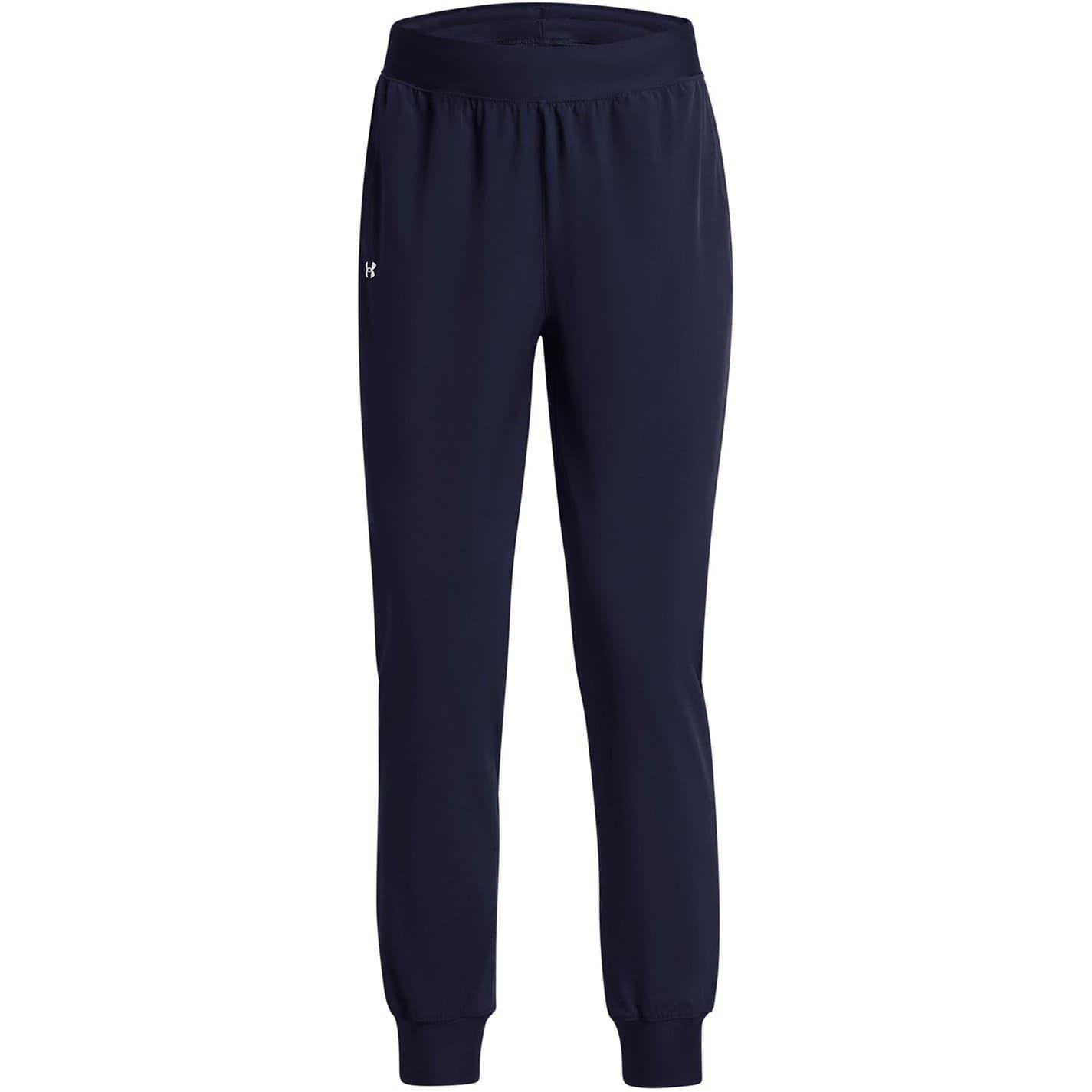 Blue - Front - Under Armour Womens-Ladies High Rise Joggers