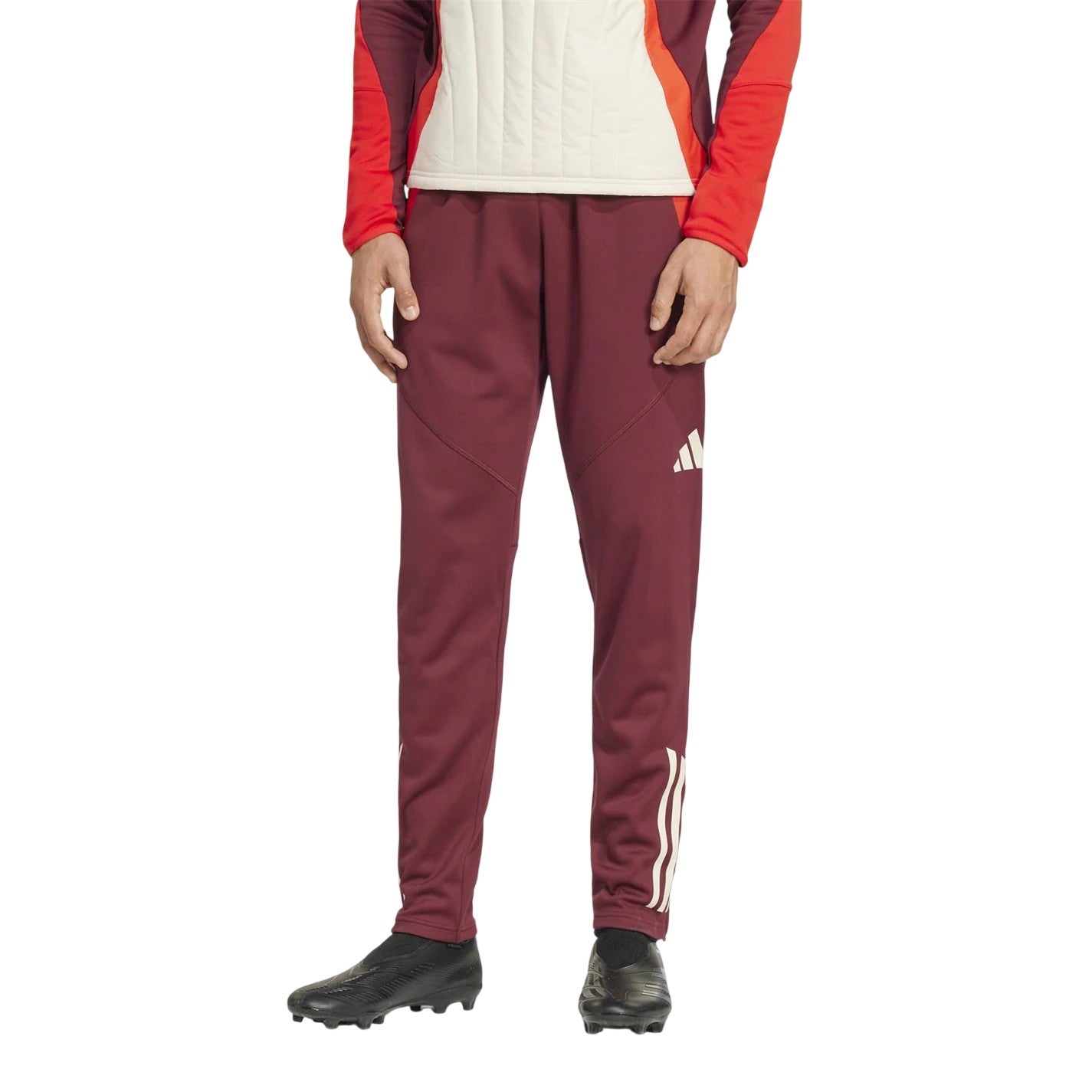 Red - Lifestyle - Adidas Mens FC Barcelona Tapered Slim Joggers