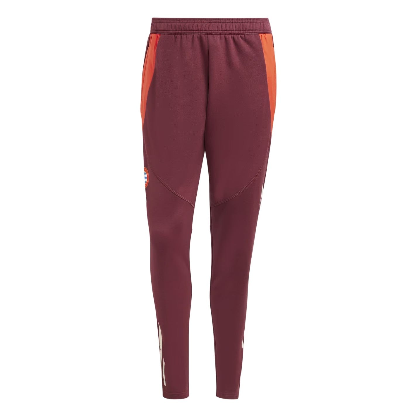 Red - Front - Adidas Mens FC Barcelona Tapered Slim Joggers