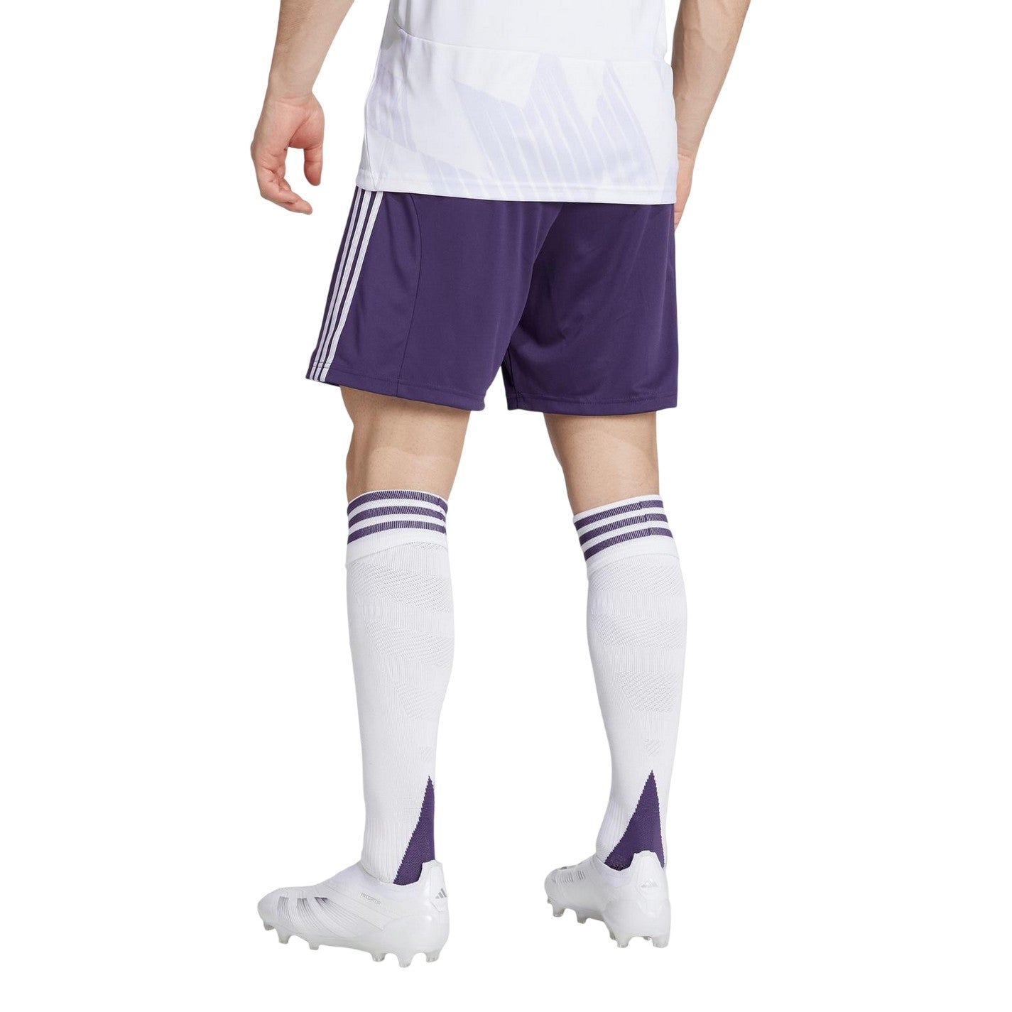 Purple - Pack Shot - Adidas Mens 2025-2026 Manchester United FC Away Shorts
