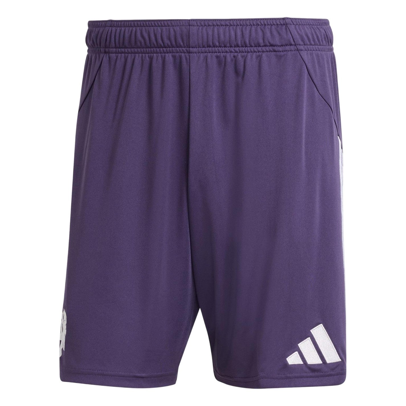 Purple - Front - Adidas Mens 2025-2026 Manchester United FC Away Shorts