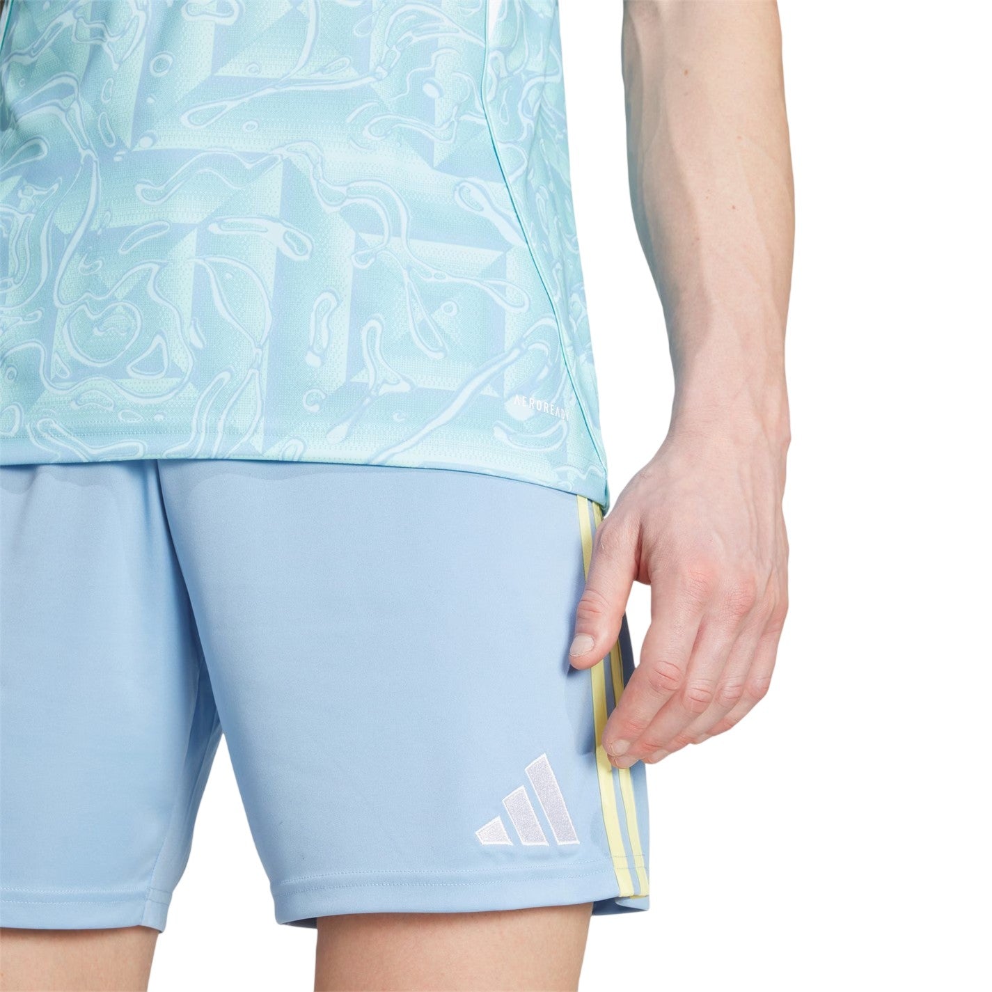Blue - Side - Adidas Unisex Adult 25-26 Juventus FC Away Shorts