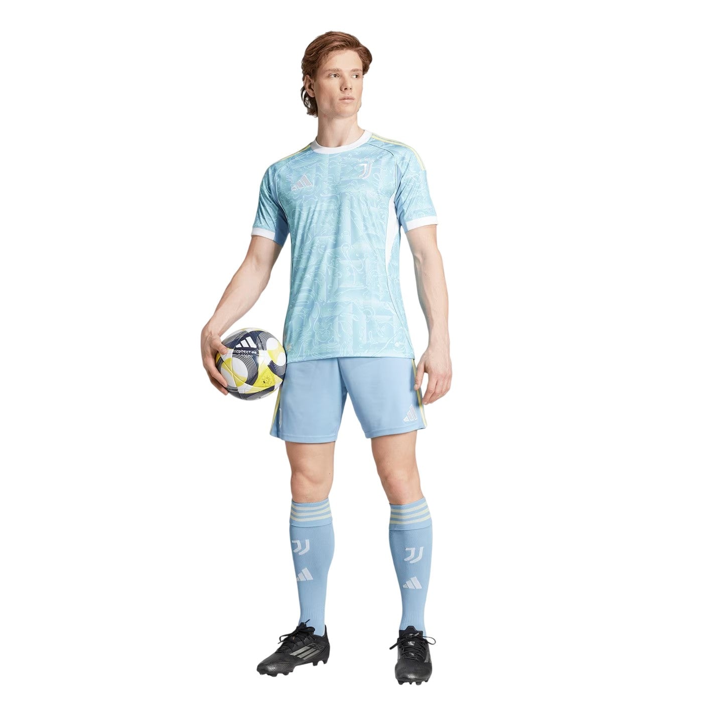 Blue - Pack Shot - Adidas Unisex Adult 25-26 Juventus FC Away Shorts