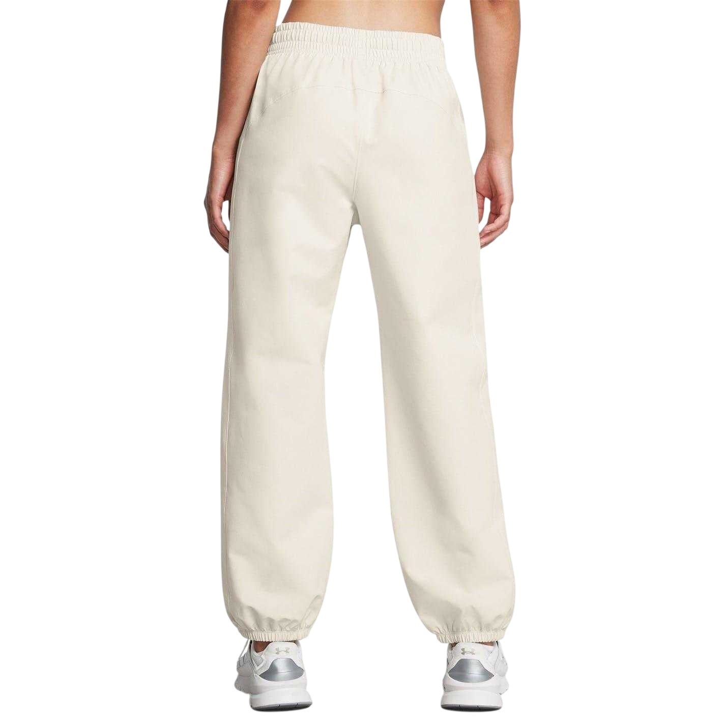 White - Pack Shot - Under Armour Womens-Ladies Jogging Bottoms