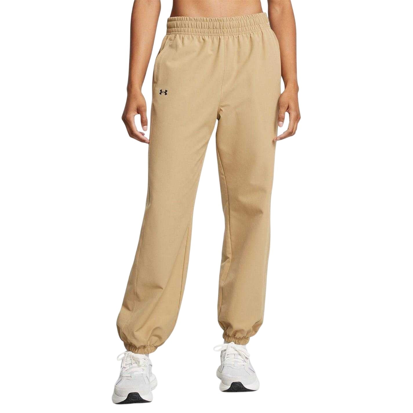 Brown - Lifestyle - Under Armour Womens-Ladies Jogging Bottoms