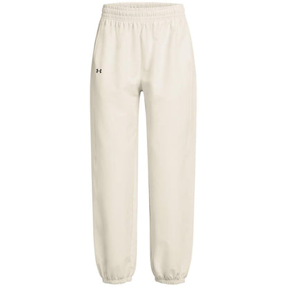White - Front - Under Armour Womens-Ladies Jogging Bottoms