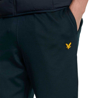 Blue - Side - Lyle & Scott Mens Fly Fleece Shorts