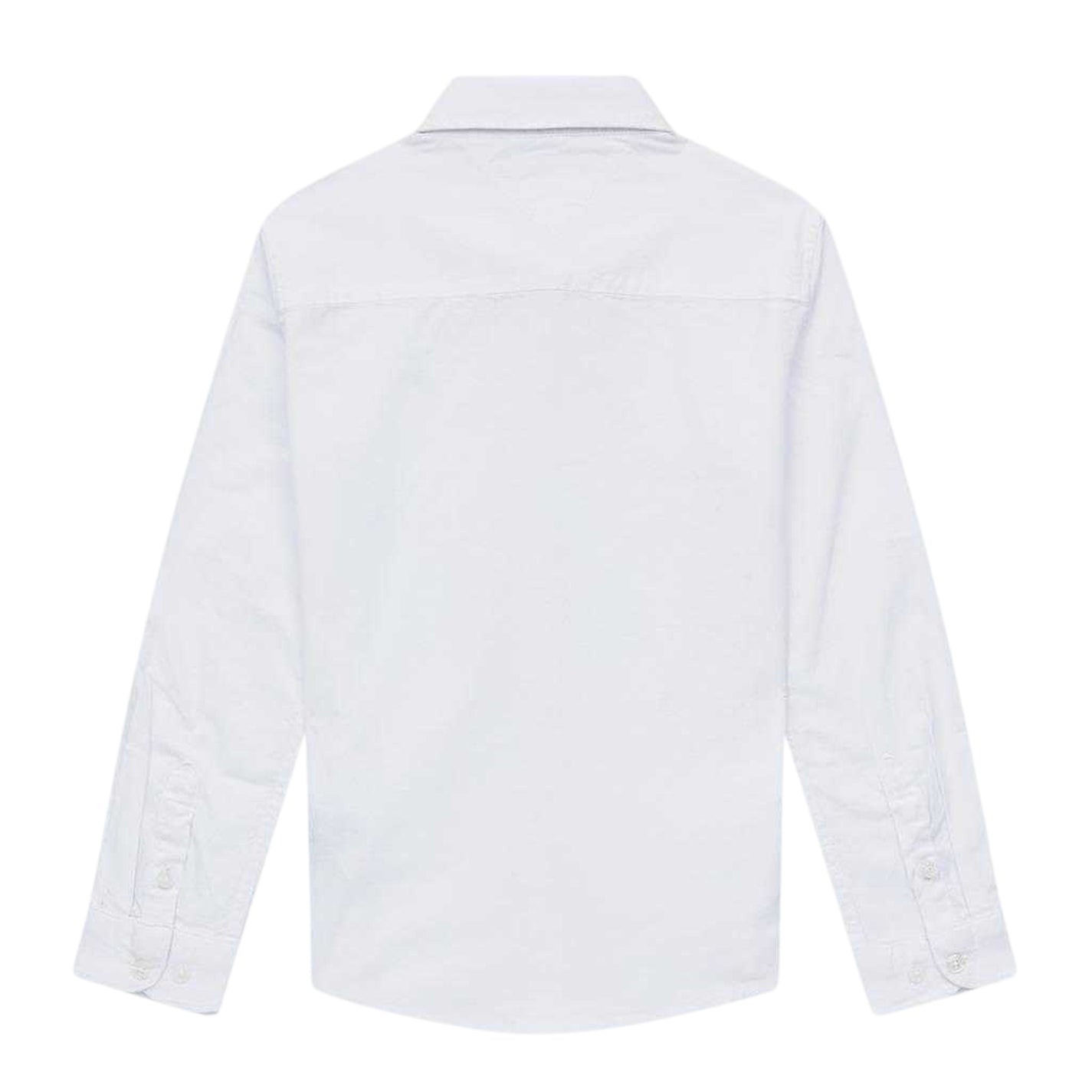White - Back - Tommy Hilfiger Boys Oxford Long-Sleeved Shirt