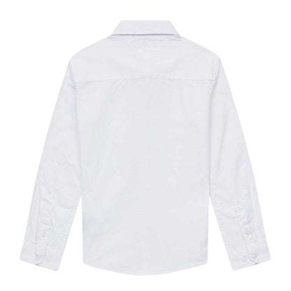 White - Back - Tommy Hilfiger Boys Oxford Long-Sleeved Shirt