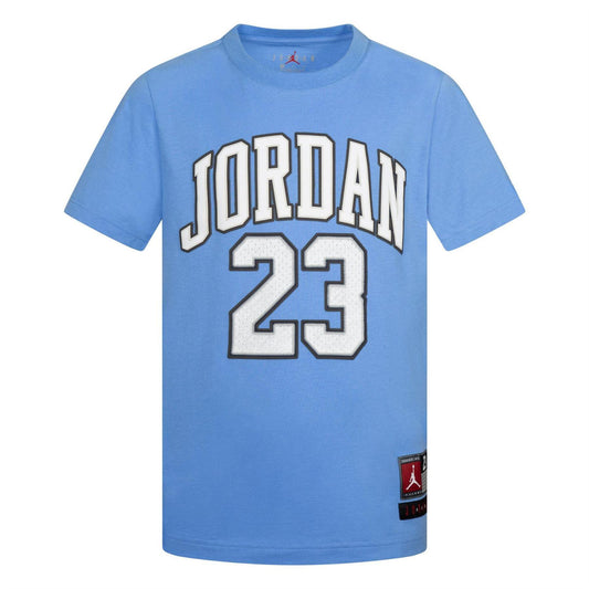 University Blue - Front - Nike Childrens-Kids Air Jordan 23 Cotton T-Shirt