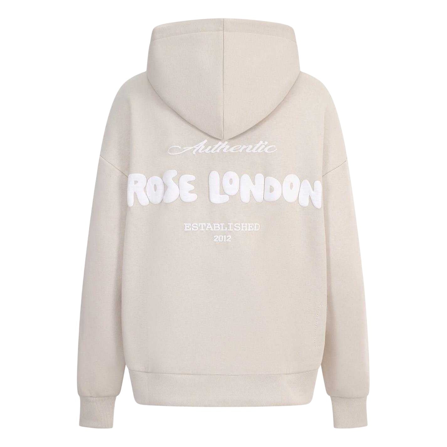 Summer Sand - Back - Rose London Womens-Ladies Long-Sleeved Full Zip Hoodie