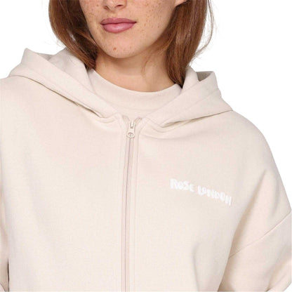 Summer Sand - Side - Rose London Womens-Ladies Long-Sleeved Full Zip Hoodie
