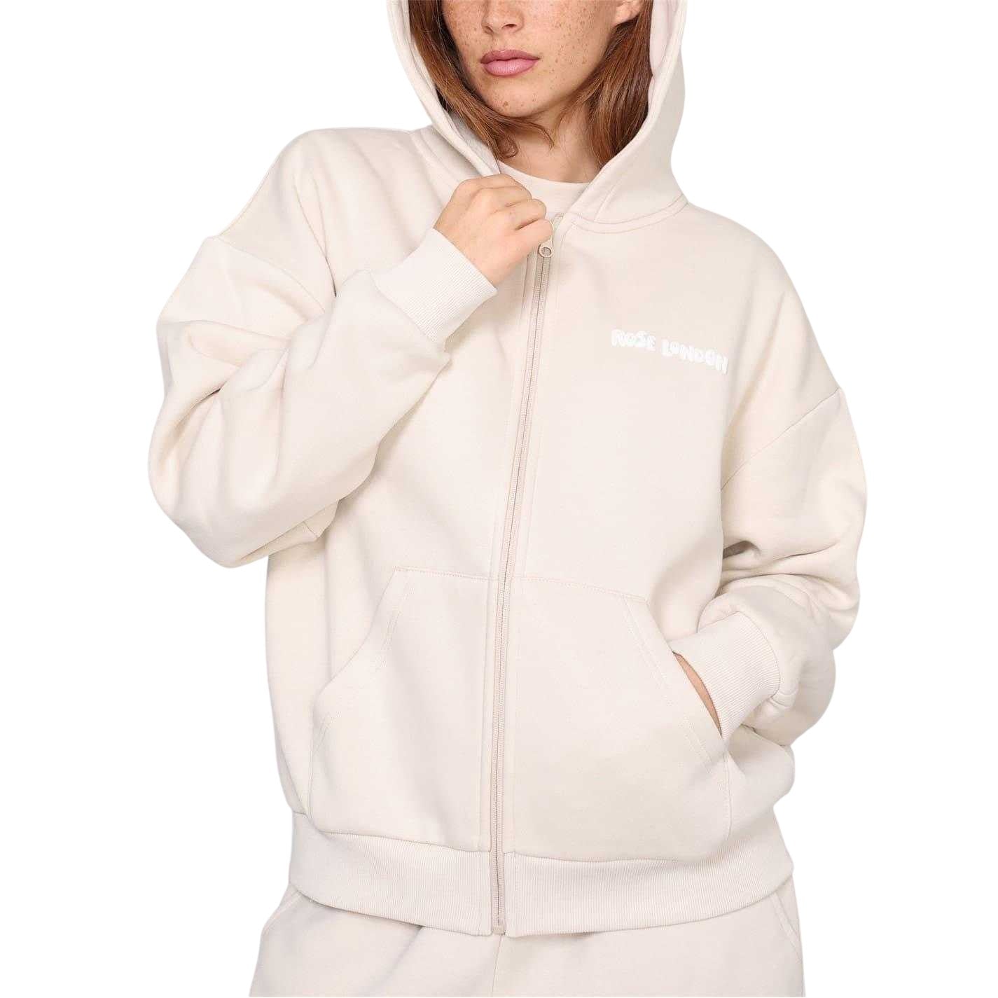 Summer Sand - Lifestyle - Rose London Womens-Ladies Long-Sleeved Full Zip Hoodie