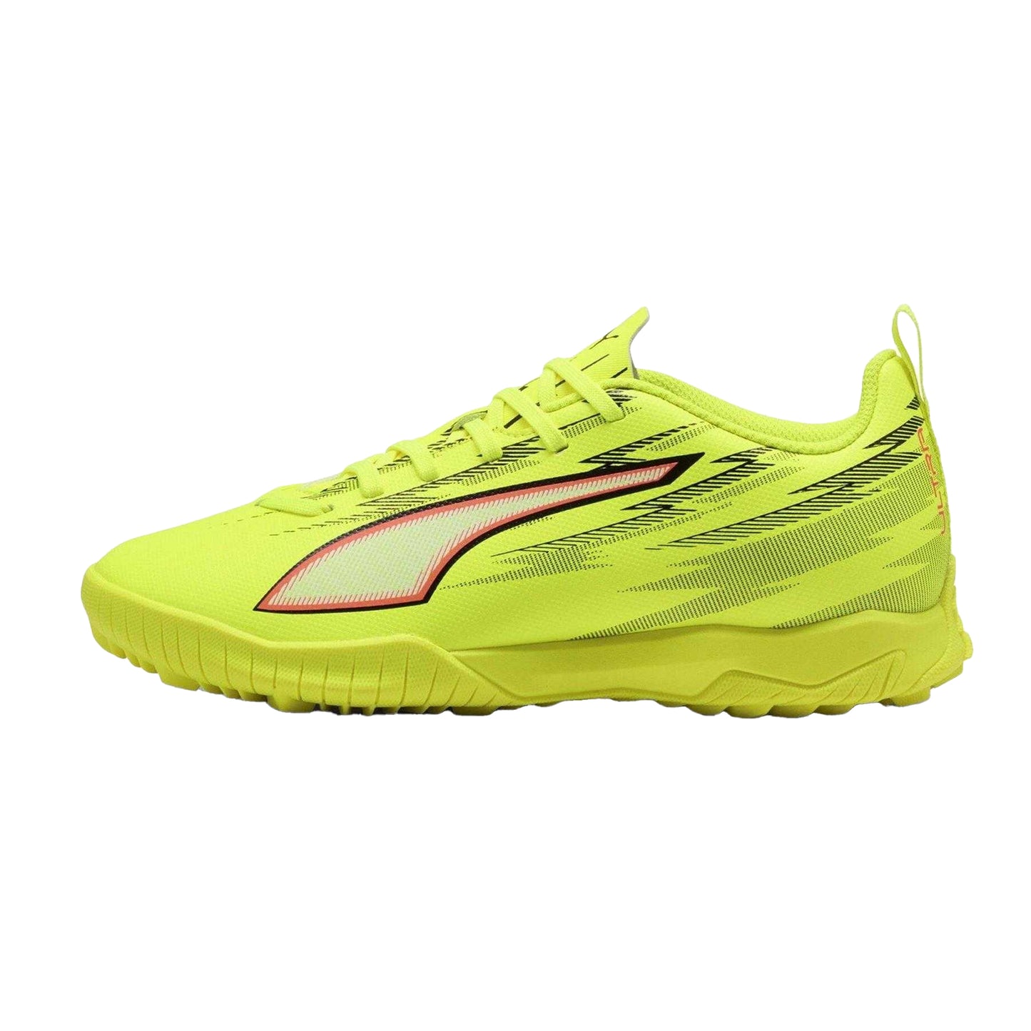 Yellow-Black - Back - Puma Childrens-Kids Ultra 5 Play Astro Turf Trainers
