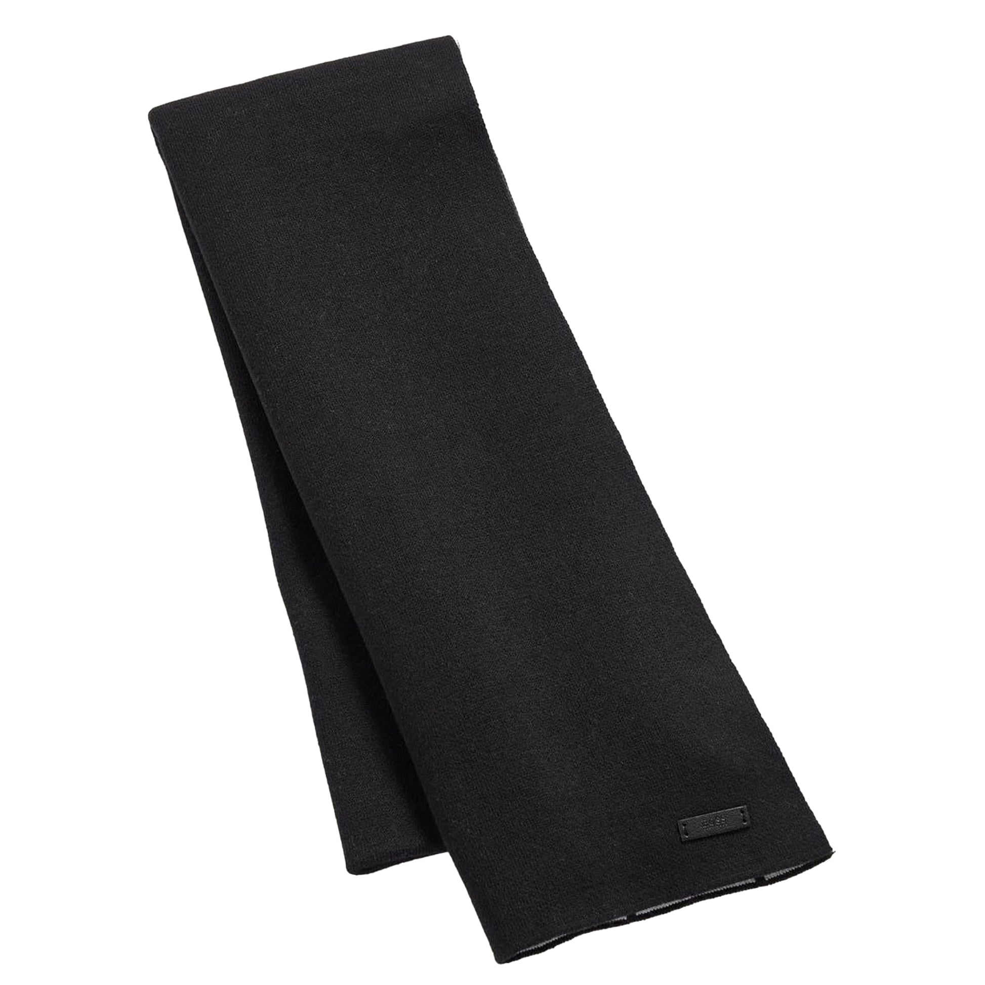Black - Back - Hugo Boss Ulfino Hat And Scarf Set