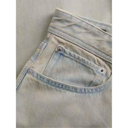 Blue Denim - Side - Jack And Jones Mens Relaxed Wide Leg Jeans