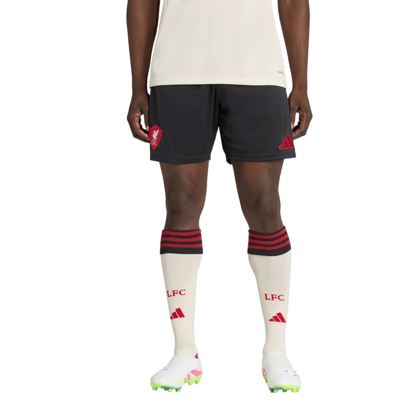 Black - Lifestyle - Adidas Unisex Adult 25-26 Liverpool FC Away Shorts