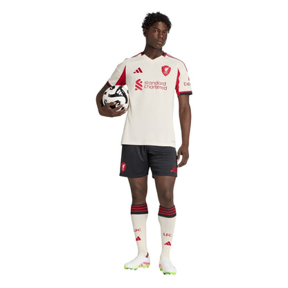 Black - Pack Shot - Adidas Unisex Adult 25-26 Liverpool FC Away Shorts