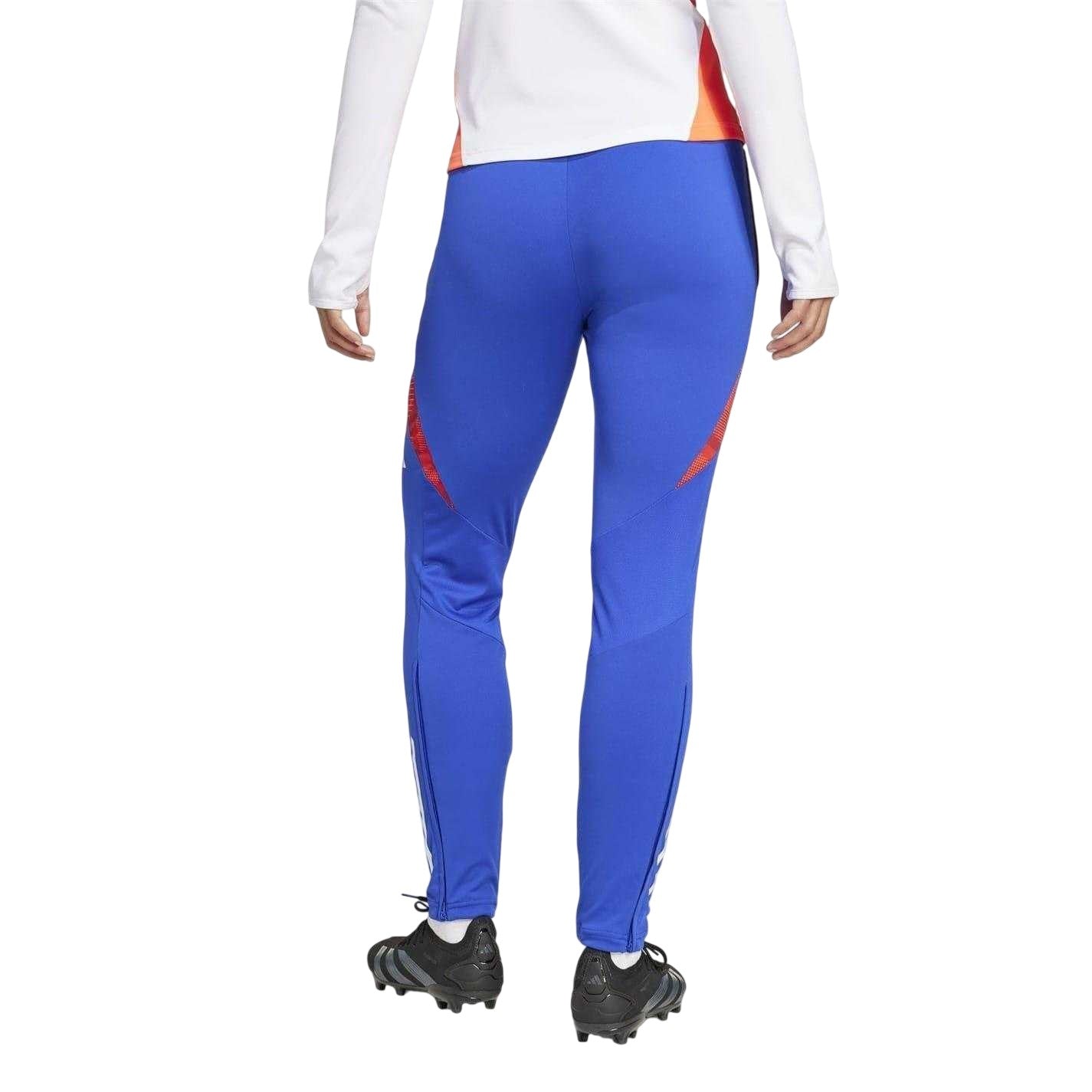Lucid Blue - Back - Adidas Womens-Ladies Tiro 24 Slim Tracksuit Bottoms