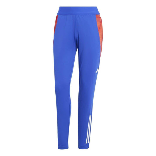 Lucid Blue - Front - Adidas Womens-Ladies Tiro 24 Slim Tracksuit Bottoms