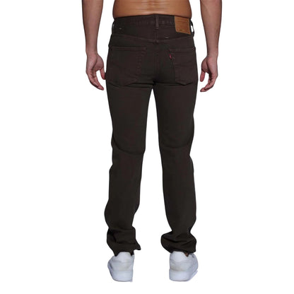 Black - Back - Levis Mens Motion 5 Pockets Straight Leg Jeans