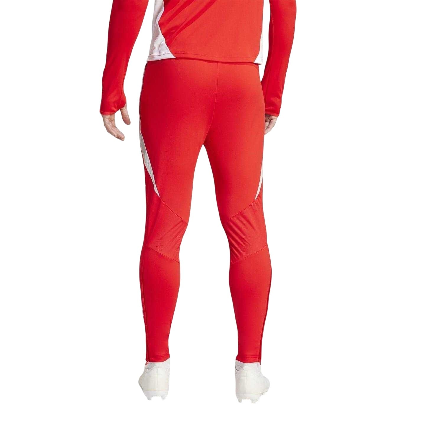 Vivid Red - Back - Adidas Mens Tiro 24 Tracksuit Bottoms