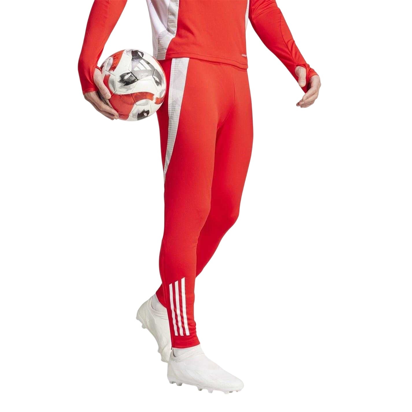 Vivid Red - Pack Shot - Adidas Mens Tiro 24 Tracksuit Bottoms