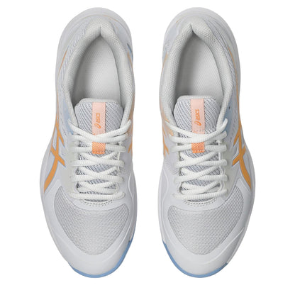White-Orange-Glow - Lifestyle - Asics Womens-Ladies Gel Game Trainers