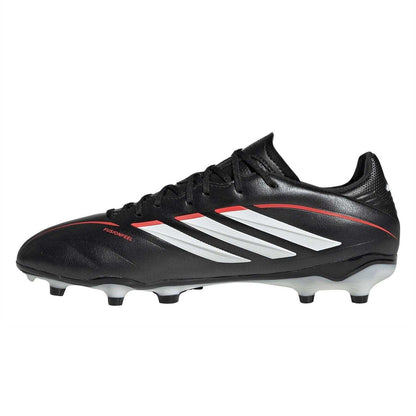 Black-Red - Side - Adidas Womens-Ladies Copa Pure IV League Firm Ground Football Boots