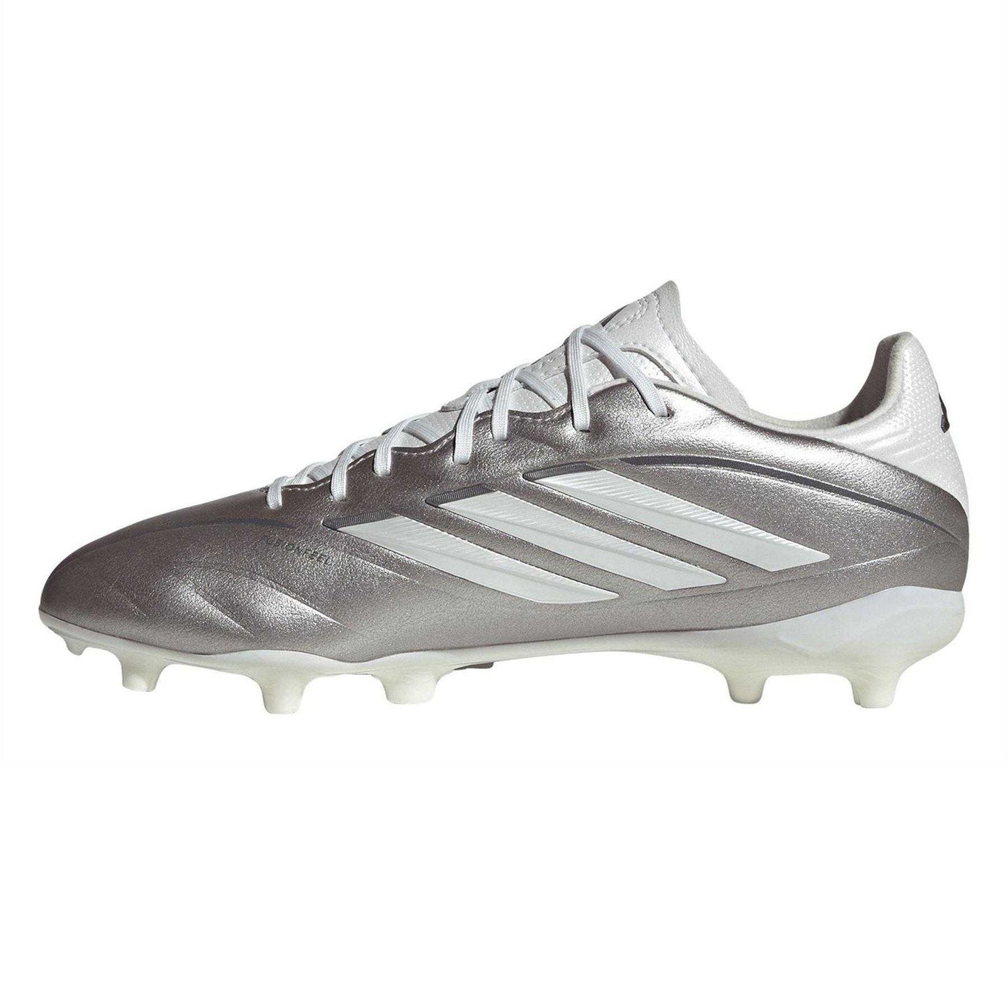 Silver - Side - Adidas Womens-Ladies Copa Pure IV League Firm Ground Football Boots