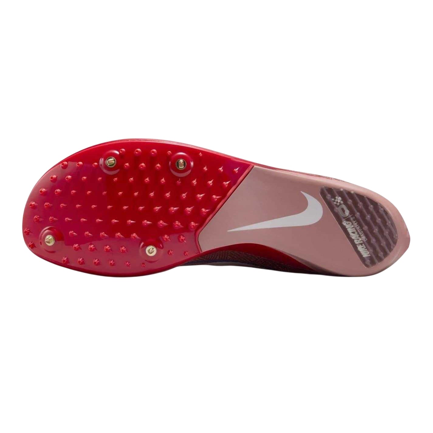 Red - Back - Nike Mens Dragonfly 2 Running Athletic Shoe Spikes