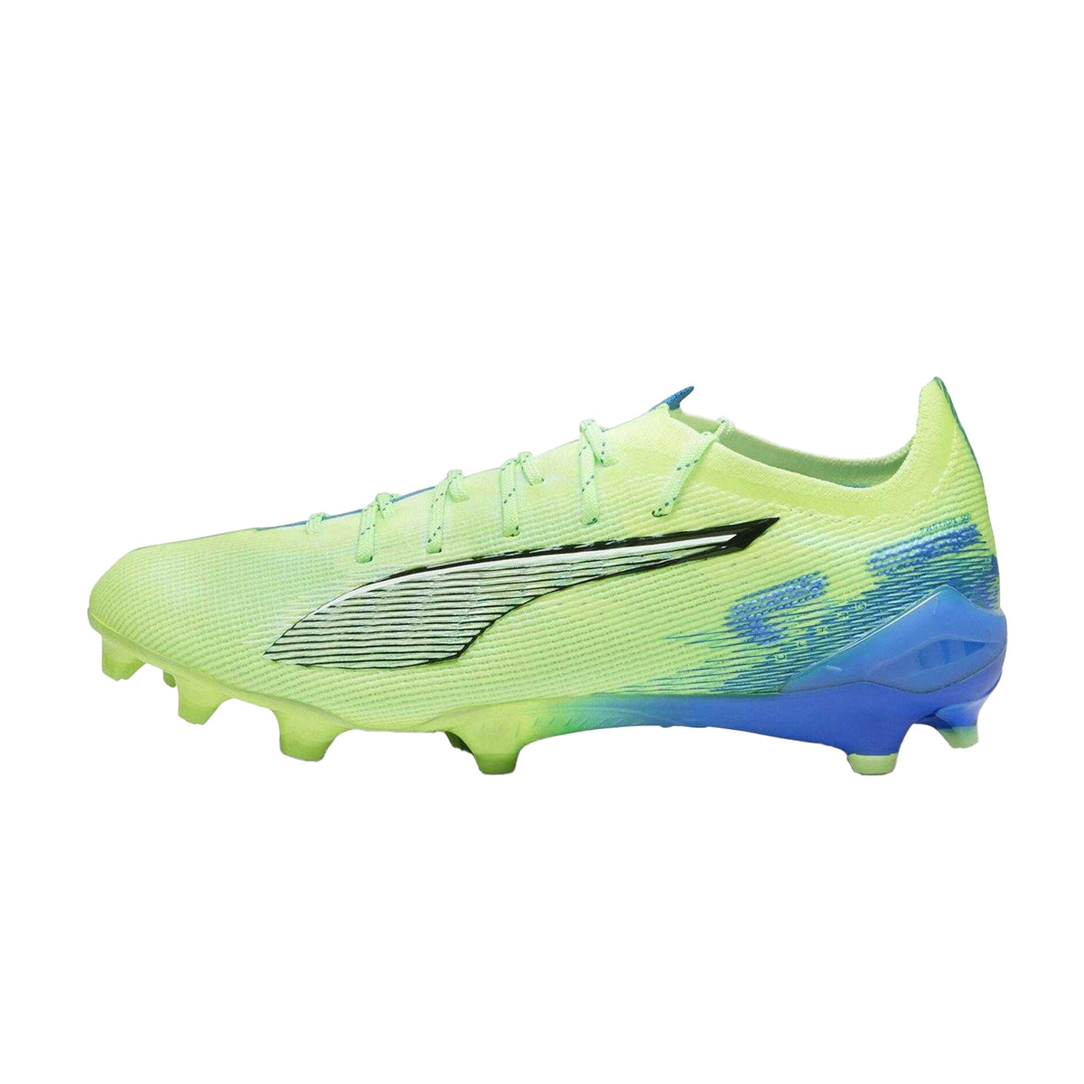 Green-White-Blue - Back - Puma Mens Ultra 5 Ultimate Firm Ground Football Boots