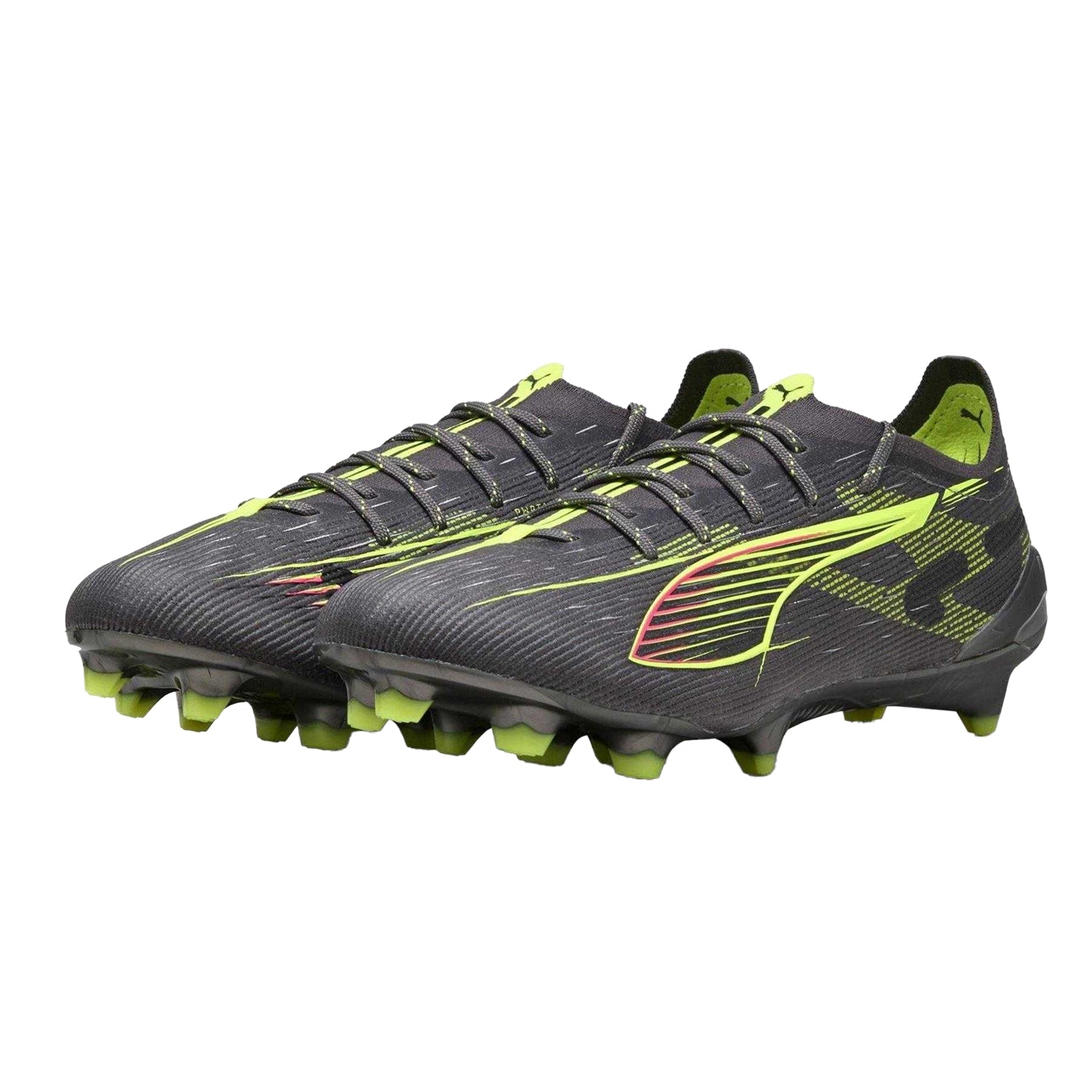 Silver-Yellow - Lifestyle - Puma Mens Ultra 5 Ultimate Firm Ground Football Boots
