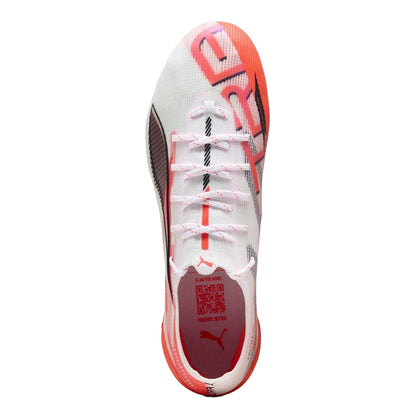 White-Red - Side - Puma Mens Ultra 5 Ultimate Firm Ground Football Boots