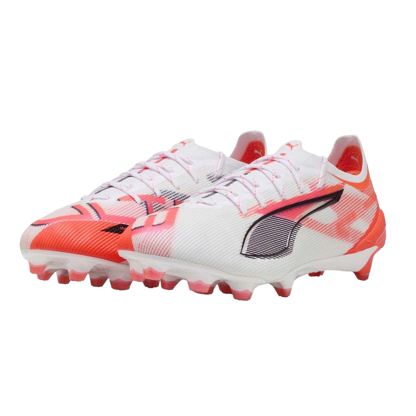White-Red - Lifestyle - Puma Mens Ultra 5 Ultimate Firm Ground Football Boots