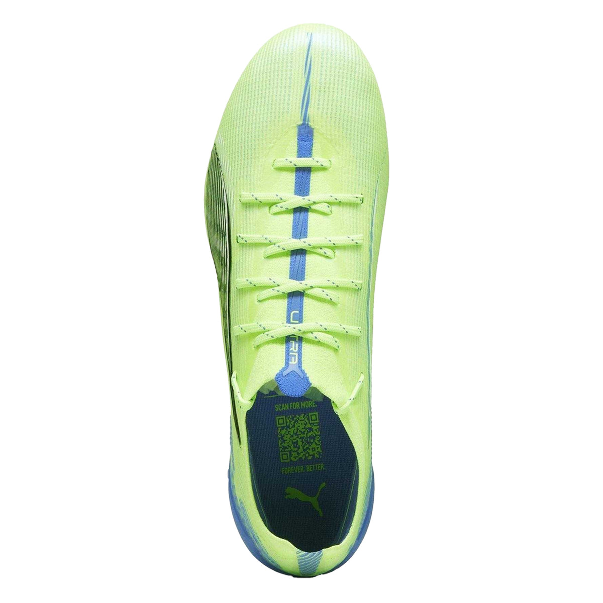 Green-White-Blue - Side - Puma Mens Ultra 5 Ultimate Firm Ground Football Boots