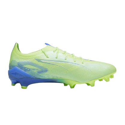 Green-White-Blue - Front - Puma Mens Ultra 5 Ultimate Firm Ground Football Boots