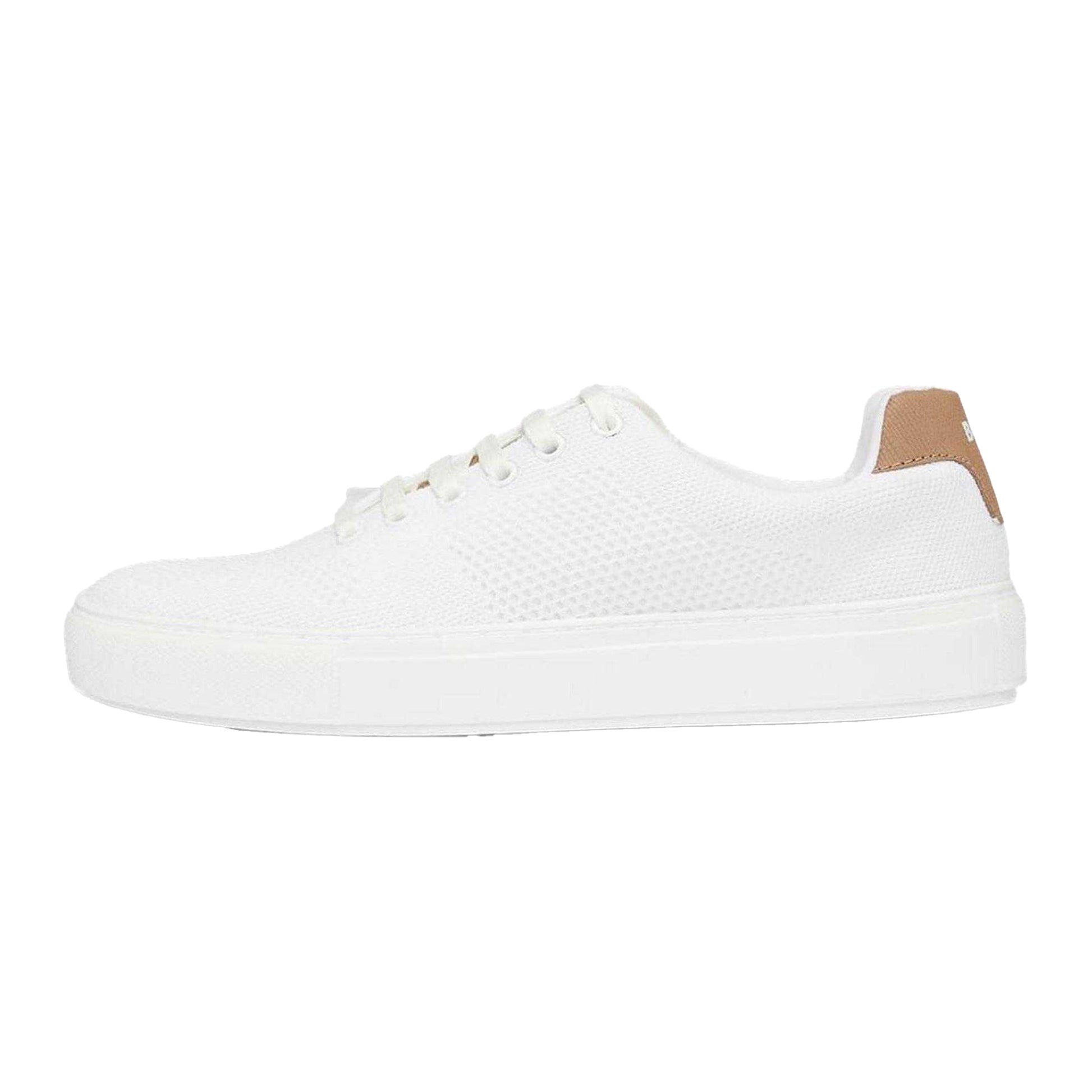 White - Back - Boss Womens-Ladies Katie Leather Trainers