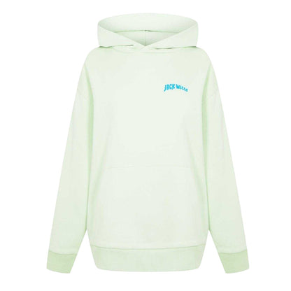 Seaglass - Front - Jack Wills Womens-Ladies Relaxed Fit Hoodie
