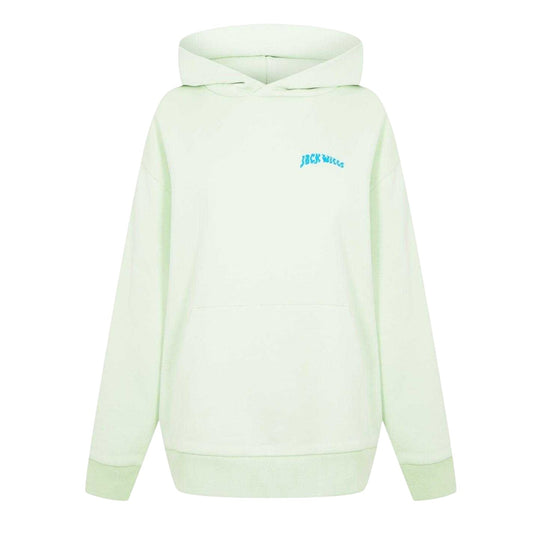 Seaglass - Front - Jack Wills Womens-Ladies Relaxed Fit Hoodie
