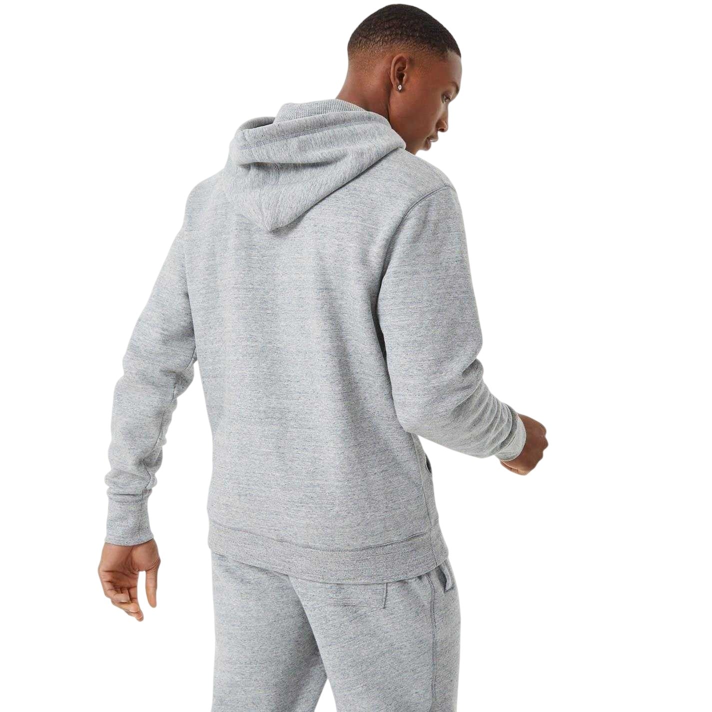 Grey Marl - Back - Jack Wills Mens Pinebrook Graphic Full Zip Hoodie